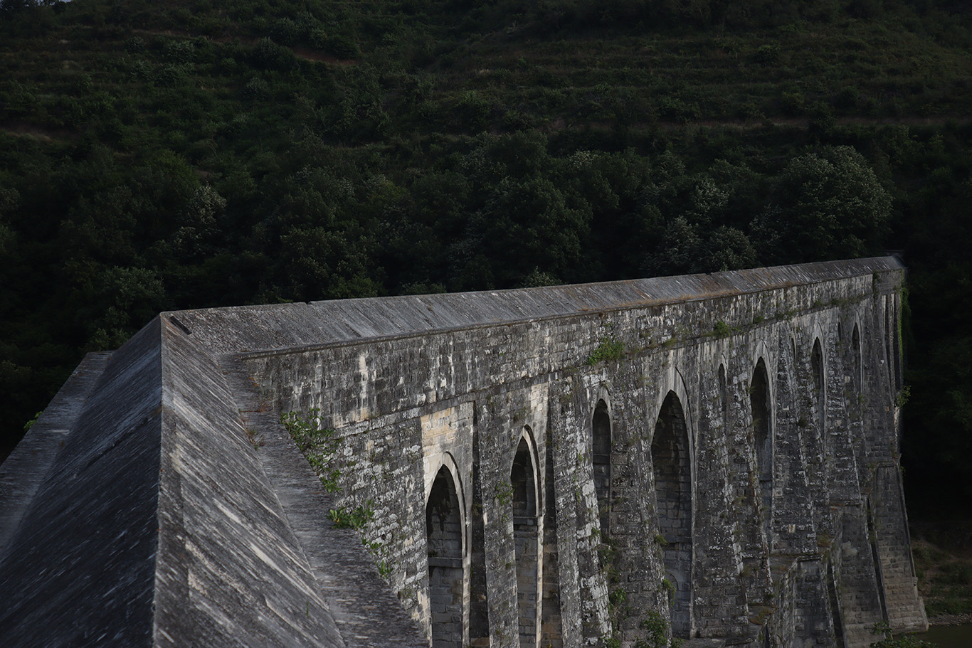 An aqueduct from the Ottoman Empire.